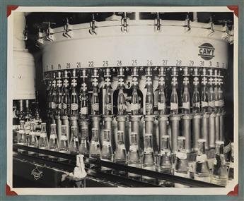 (CUBA--SODA FACTORY) Album depicting the Cawy Bottling Companys glory days in Cuba, with 190 professional photographs and a host of sn